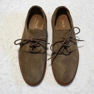 Polo Ralph Lauren Mens Oxford Shoes Torrington Sz 11.5 Suede Preppy Academia